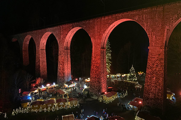 Weihnachtsmarkt in der Ravennaschlucht